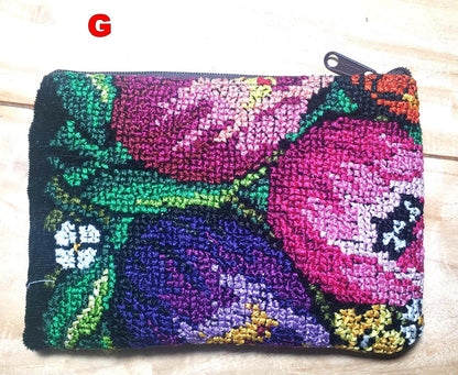 Guatemalan UPCYCLED Huipil Double Sided Coin PURSE