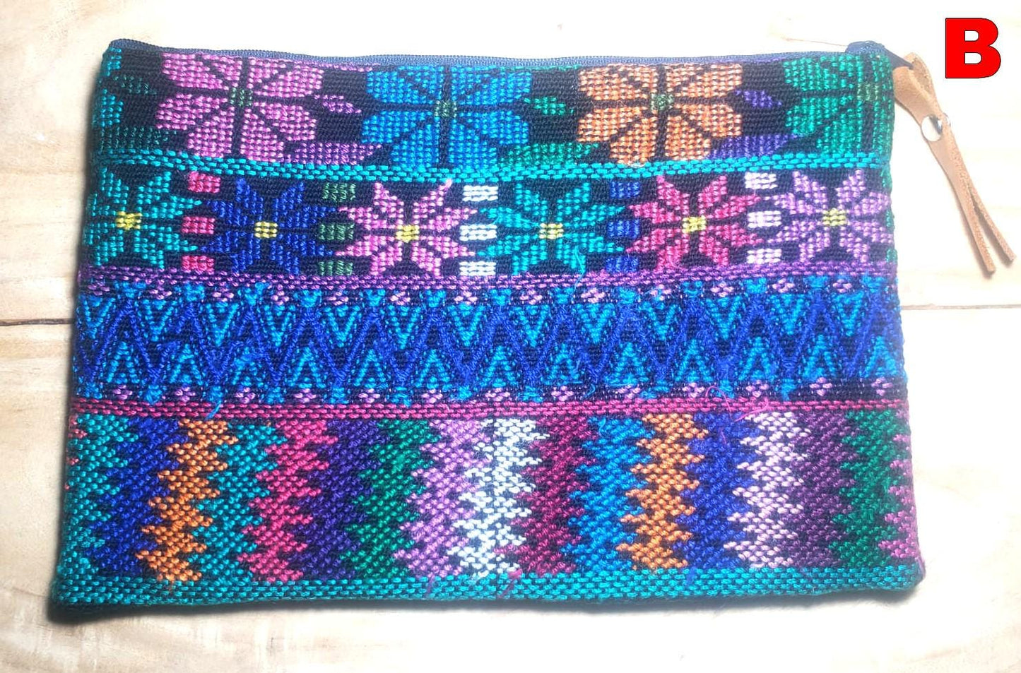 Guatemalan UPCYCLED huipil PURSE, Make Up Bag, HUIPIL Pouch