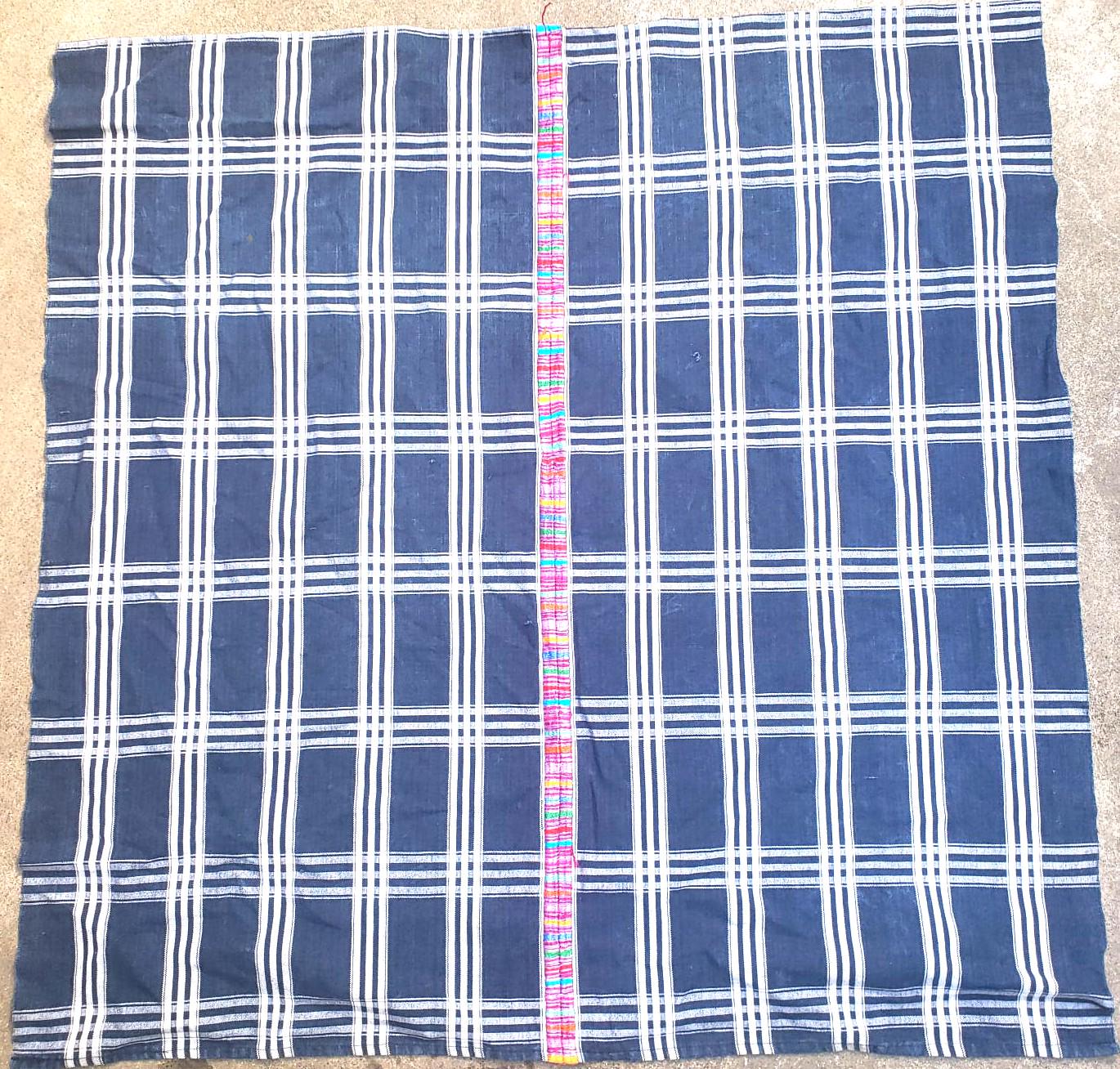 Guatemalan Hand EMBROIDERY Multicolor TSUTE - Tablecloth - Throw