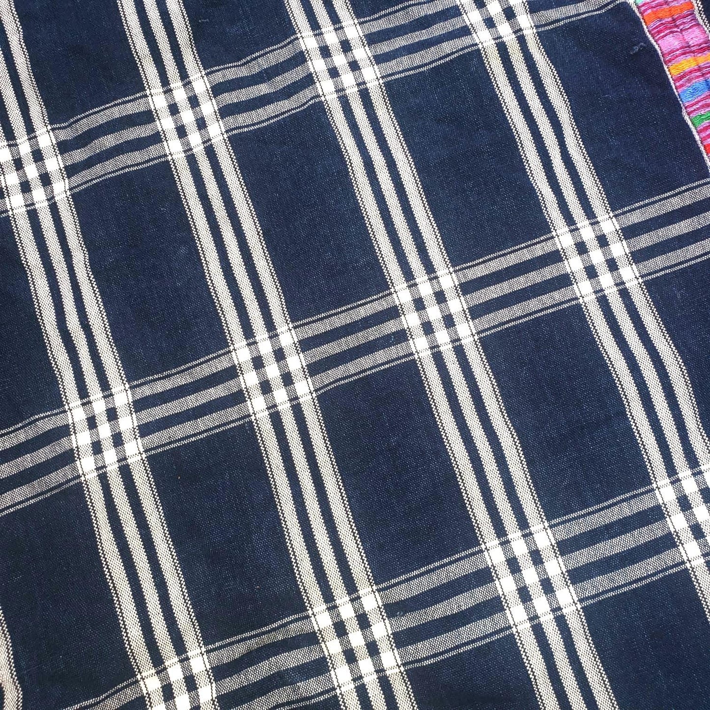 Guatemalan Hand EMBROIDERY Multicolor TSUTE - Tablecloth - Throw