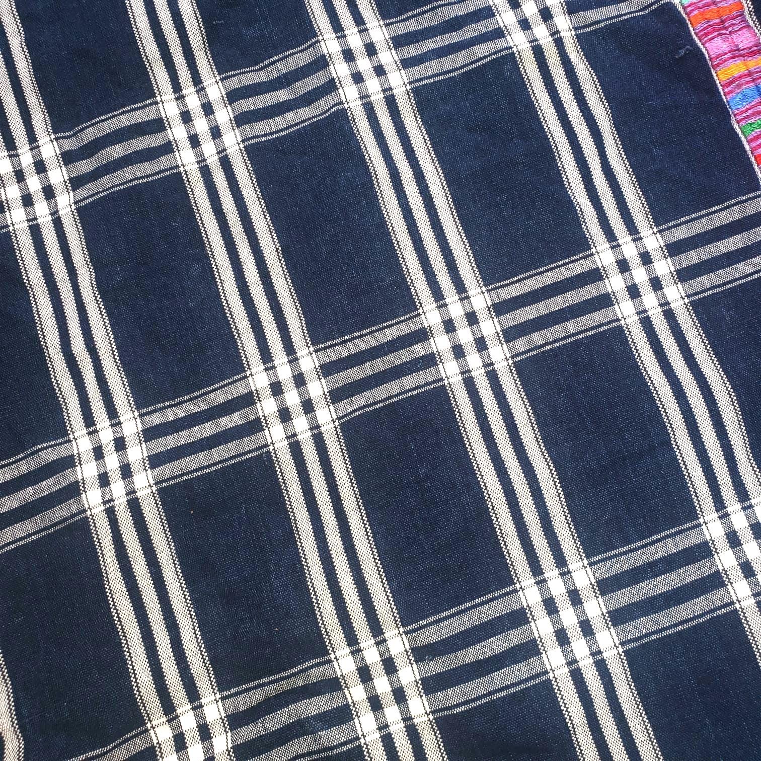 Guatemalan Hand EMBROIDERY Multicolor TSUTE - Tablecloth - Throw