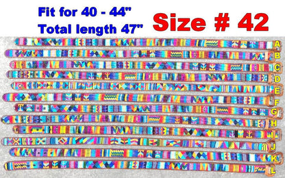 Lot of authentic Guatemalan HANDMADE BELT leather braided UNISEX belt
