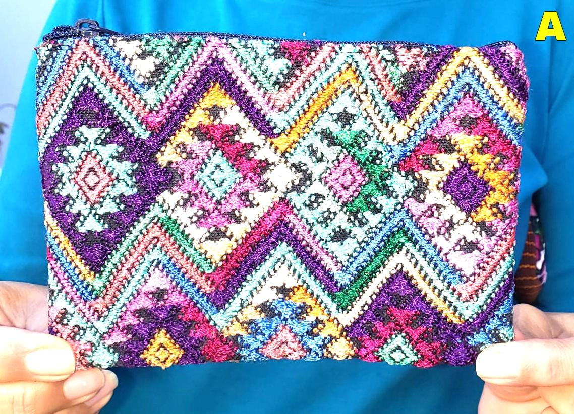 Guatemalan Upcycled Huipil Double Sided Coin Purse