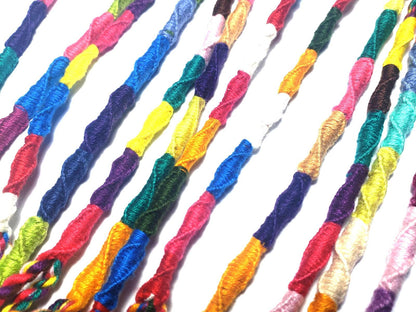 Round COLORFUL TRIBAL cotton friendship BRACELET