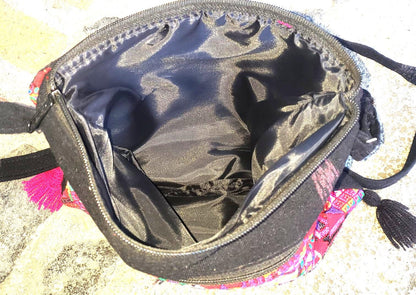 Guatemalan Huipil Crossbody PURSE, Handcrafted Upcycled Traditional Fabric, CHICHICASTENANGO Purse