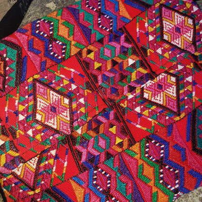 Guatemalan Huipil Crossbody PURSE, Handcrafted Upcycled Traditional Fabric, CHICHICASTENANGO Purse