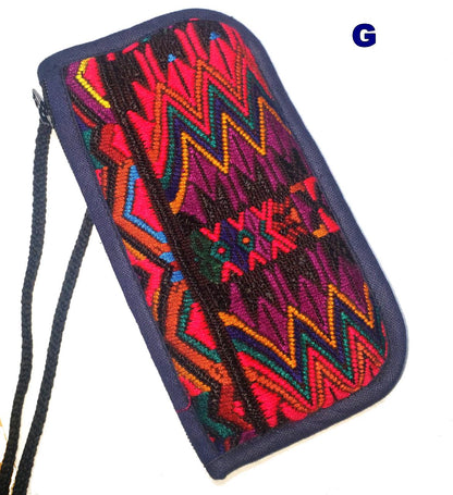 Guatemalan Upcycled hUIPIL CASE for SUNGLASSES purse