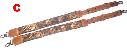 Guatemalan handmade embroidered backpack pair straps