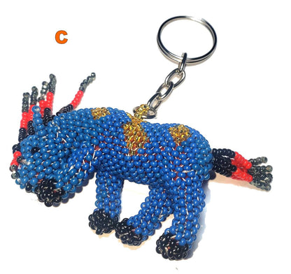 Beaded Horse Ornament: Czech Glass Beads, Handmade Guatemalan Gift