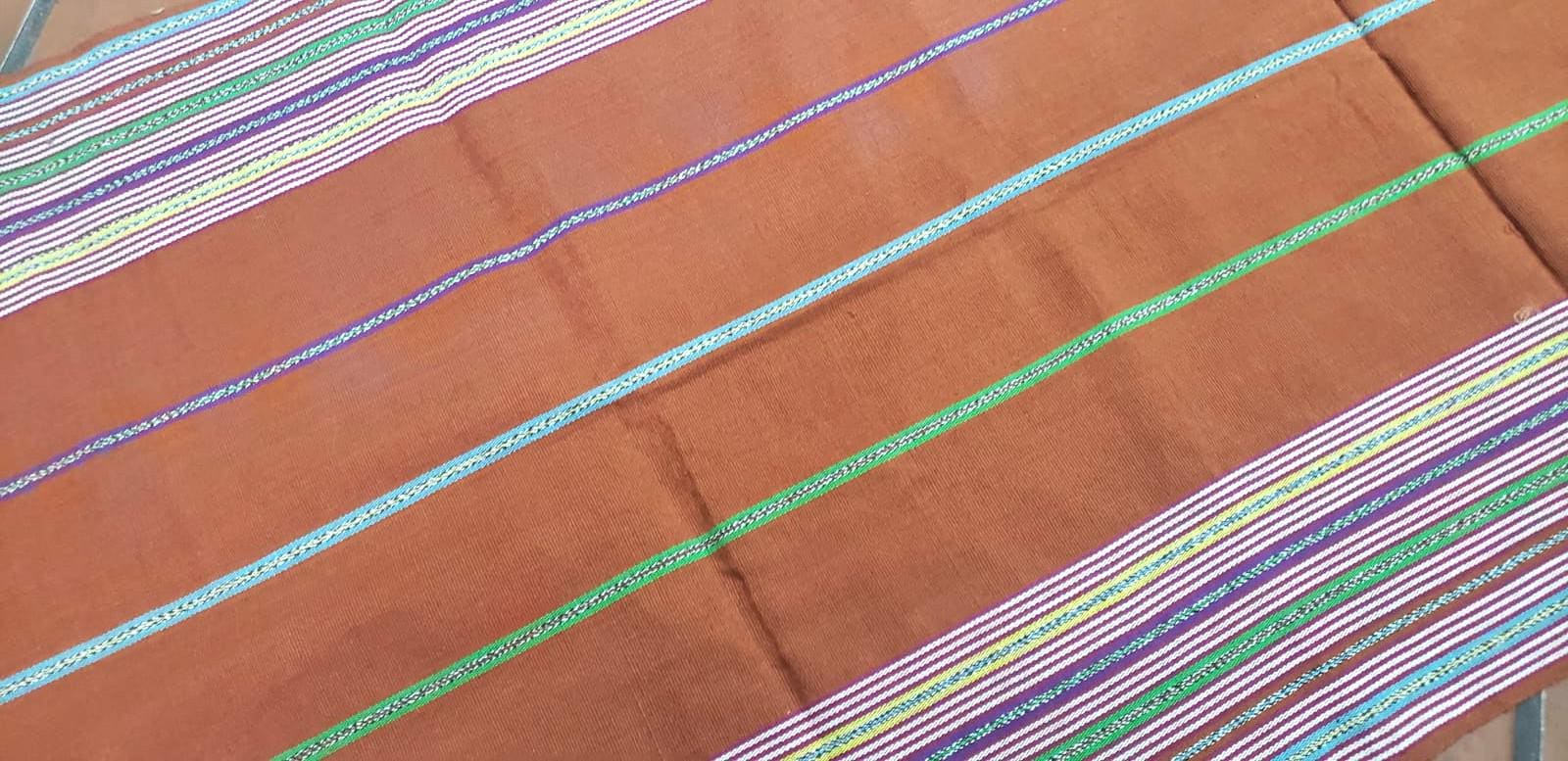 Cotton Textile Handmade RUNNER With Tassels 60 inches Length