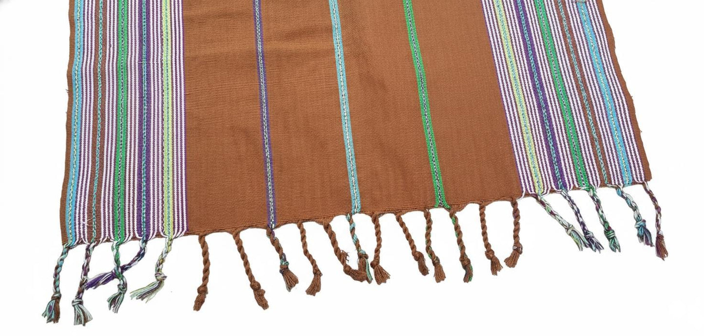 Cotton Textile Handmade RUNNER With Tassels 60 inches Length