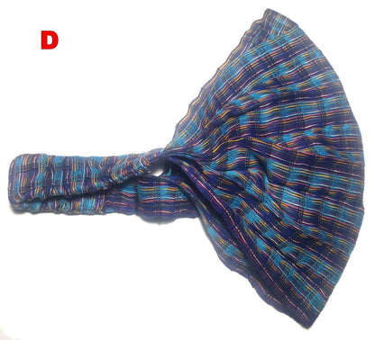 Medium Weight GUATEMALAN Cotton HEADBAND BANDANA For Women Aviable In Multiple Colors