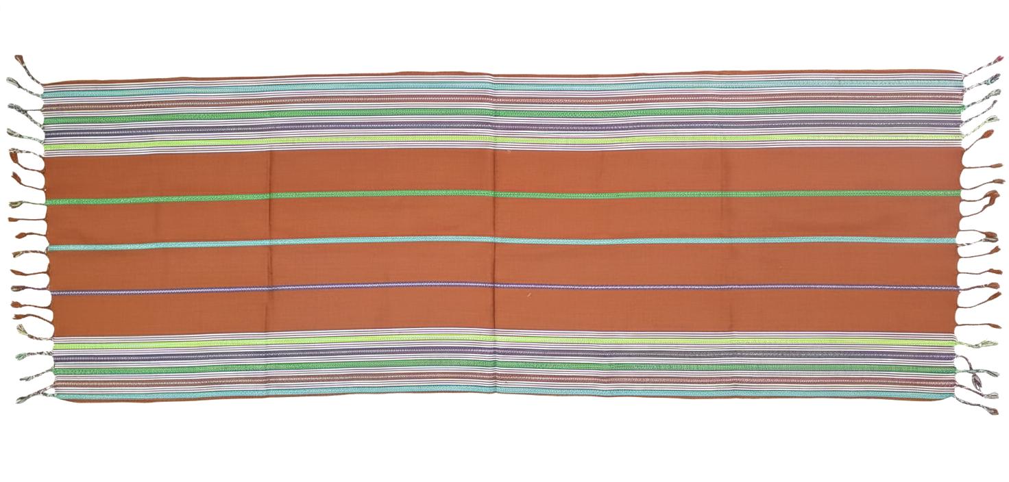 Cotton Textile Handmade RUNNER With Tassels 60 inches Length