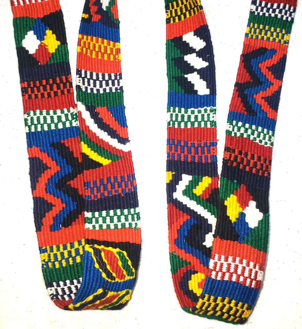 Handwoven Guatemalan Faja Sash: 1.25" Mayan Belt Textile