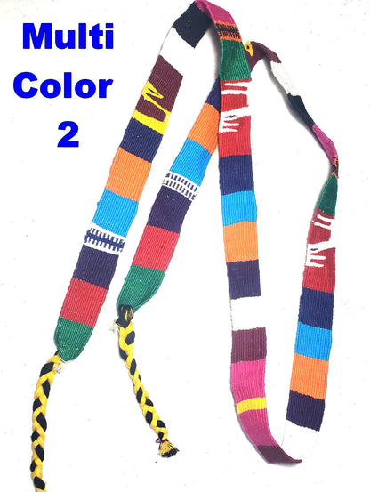 Cotton Guatemalan Faja Belt Sash Purse Strap