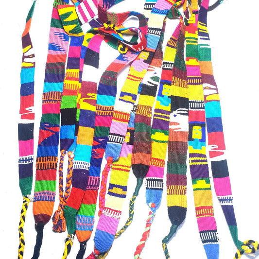 Cotton Guatemalan Faja Belt Sash Purse Strap