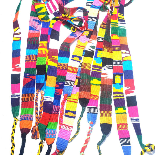 Cotton Guatemalan Faja Belt Sash Purse Strap