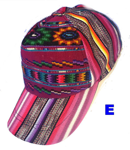 Guatemalan UNISEX Upcycled Huipil Hat CAP
