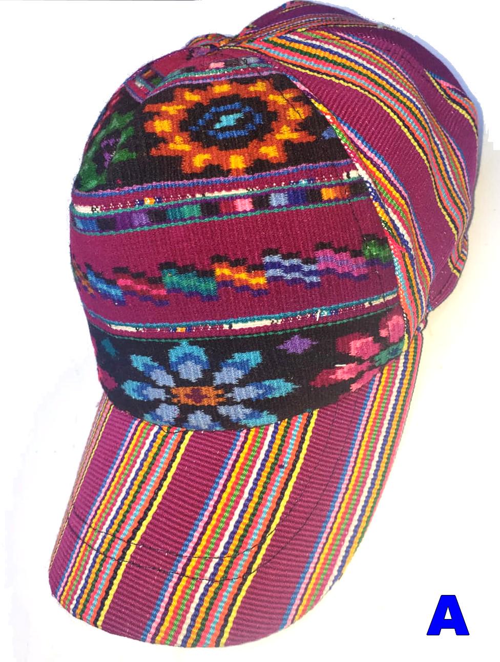 Guatemalan UNISEX Upcycled Huipil Hat CAP