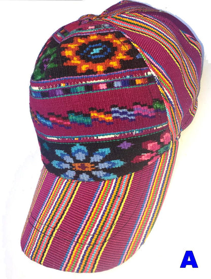 Guatemalan UNISEX Upcycled Huipil Hat CAP