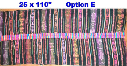 Vintage Handwoven Cotton Chichicastenango Guatemalan textile fabric per yard