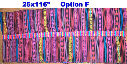 Vintage Handwoven Cotton Chichicastenango Guatemalan textile fabric per yard