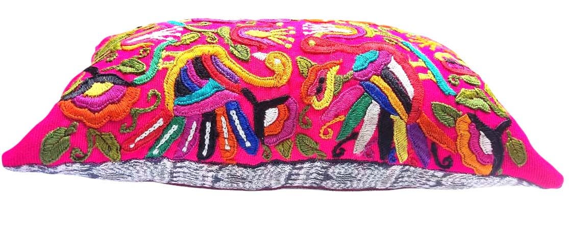 Guatemalan hand-embroidery - SANTIAGO ATITLAN - pillow cushion COVER 14x14