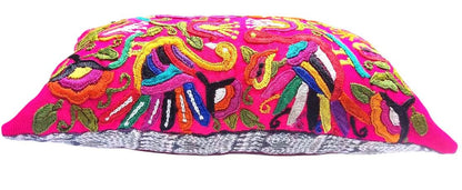 Guatemalan hand-embroidery - SANTIAGO ATITLAN - pillow cushion COVER 14x14