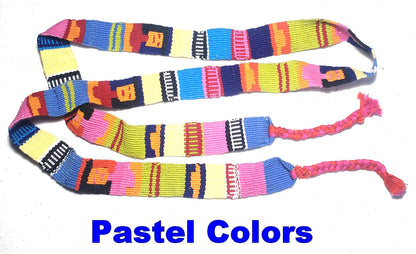 Cotton Guatemalan Faja Belt Sash Purse Strap