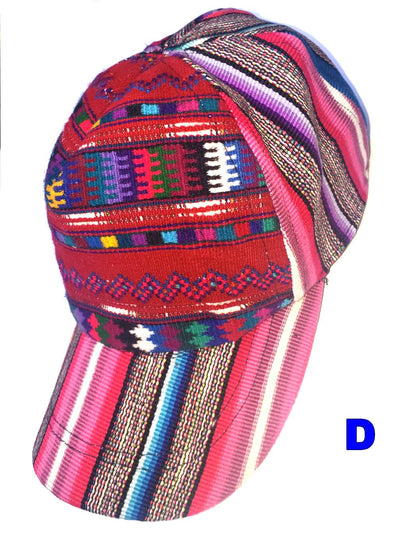 Guatemalan UNISEX Upcycled Huipil Hat CAP