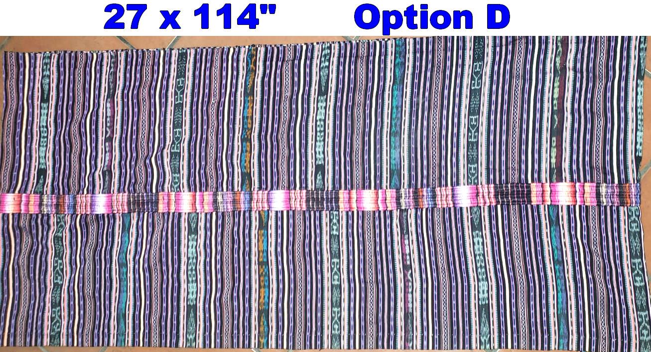 Vintage Handwoven Cotton Chichicastenango Guatemalan textile fabric per yard