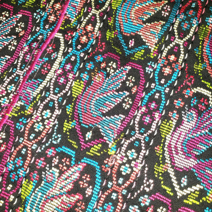New Unique Guatemala Handmade Weaved Cotton Multicolor ZUNIL DOVES Corte -Fabric per Yard-