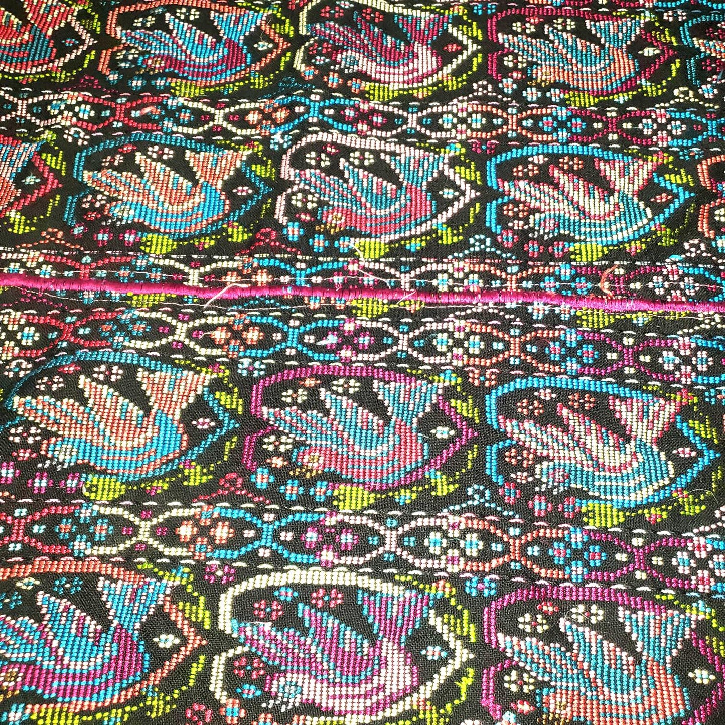 New Unique Guatemala Handmade Weaved Cotton Multicolor ZUNIL DOVES Corte -Fabric per Yard-
