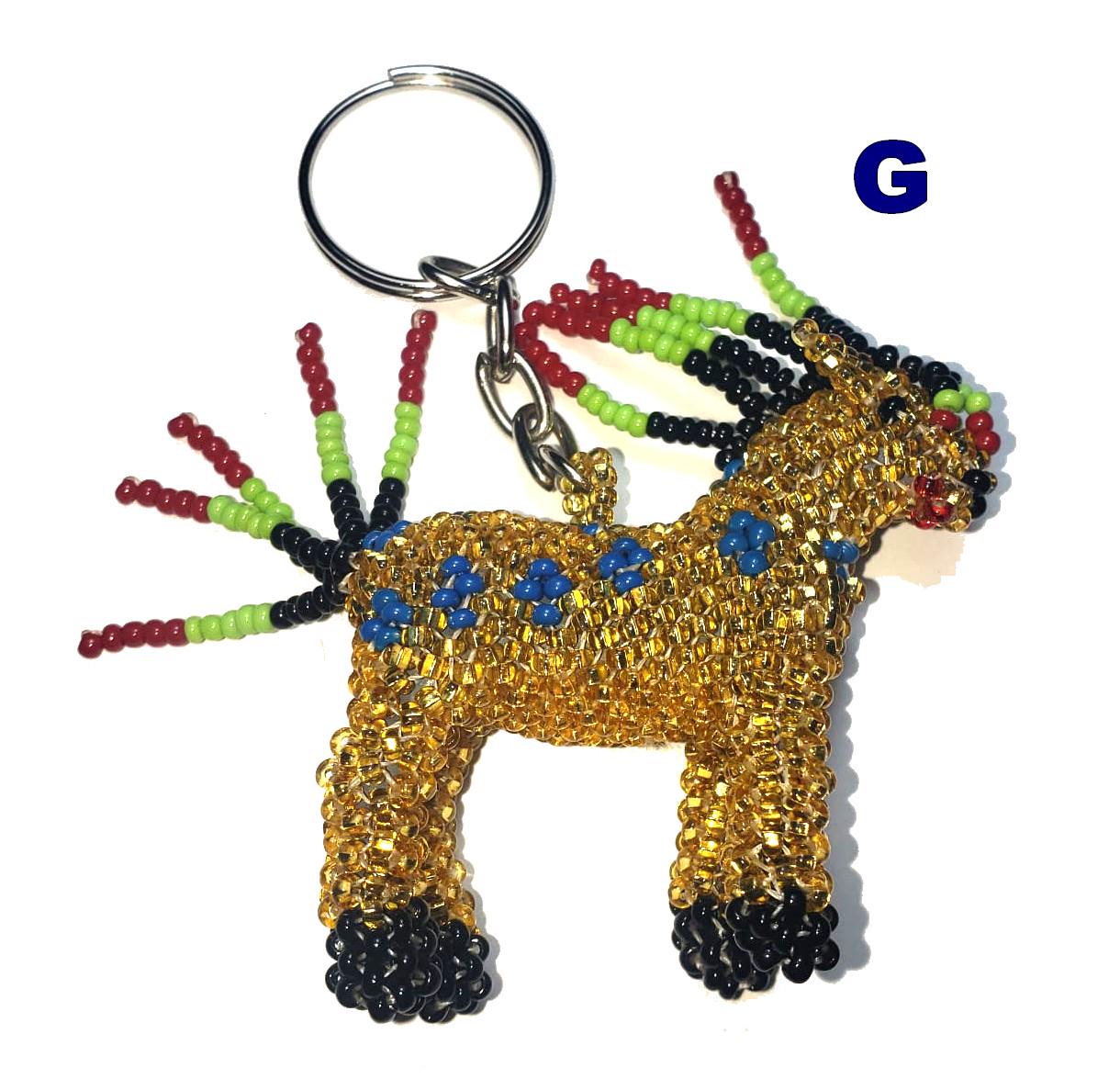 Beaded Horse Ornament: Czech Glass Beads, Handmade Guatemalan Gift