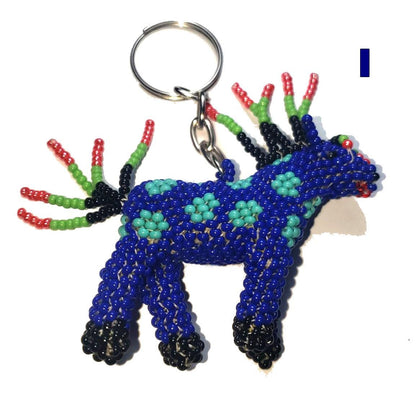 Beaded Horse Ornament: Czech Glass Beads, Handmade Guatemalan Gift