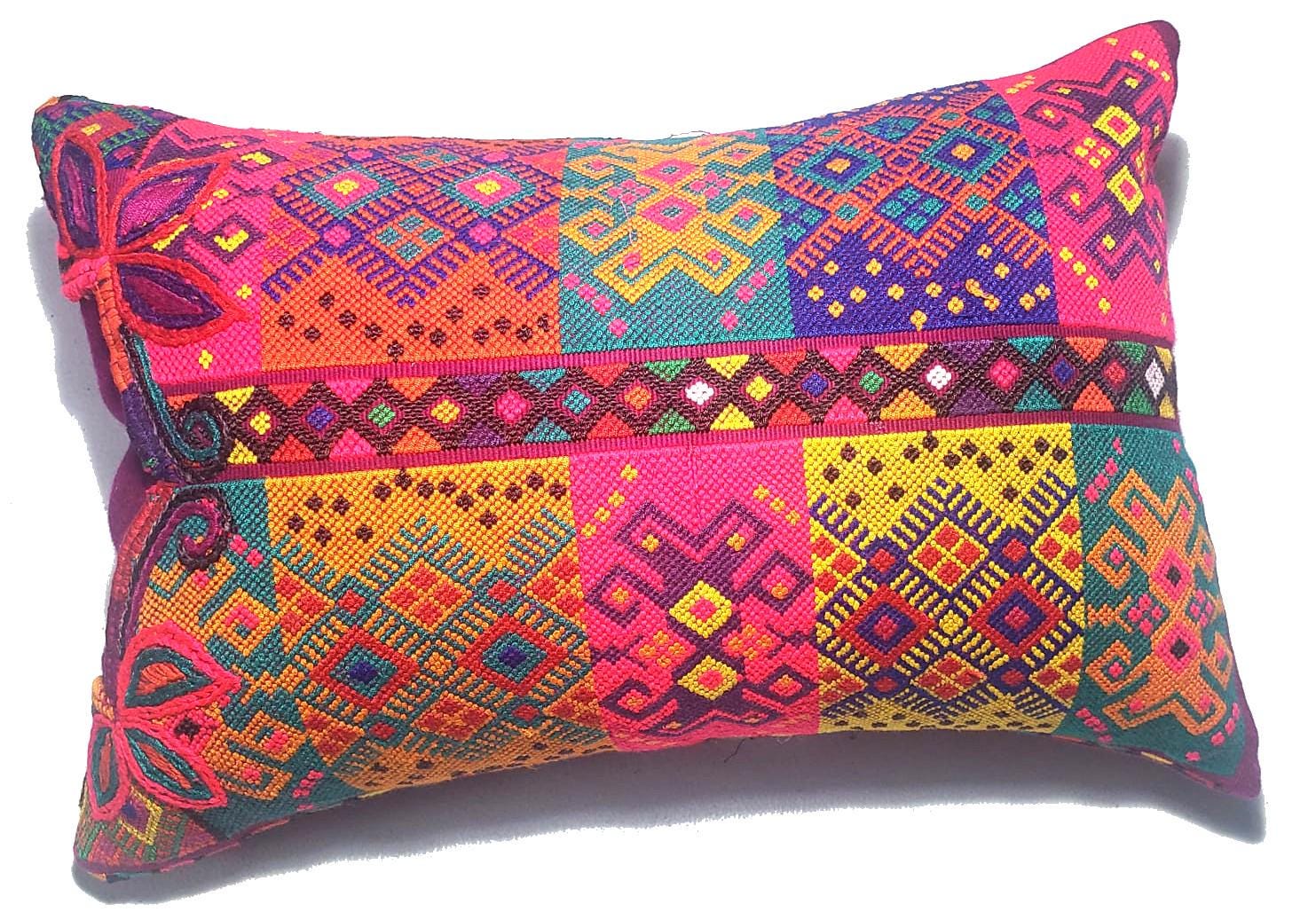 Magento Cotton Pillow, Geometric Pattern cover, Rectangle 10.5x16 inches case