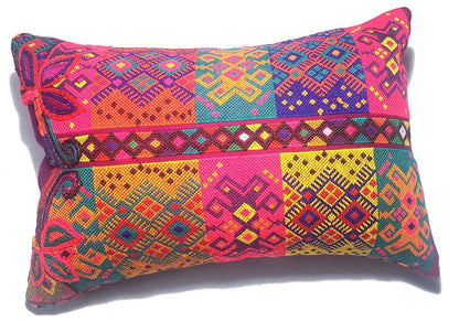 Magento Cotton Pillow, Geometric Pattern cover, Rectangle 10.5x16 inches case