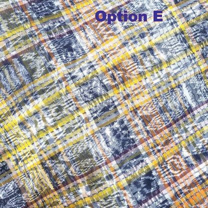 Guatemalan Unique Vintage Ikat Cotton fabric per yard- Hand Woven Ethnic Textile - 700