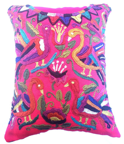 Guatemalan hand-embroidery - SANTIAGO ATITLAN - pillow cushion COVER 14x14