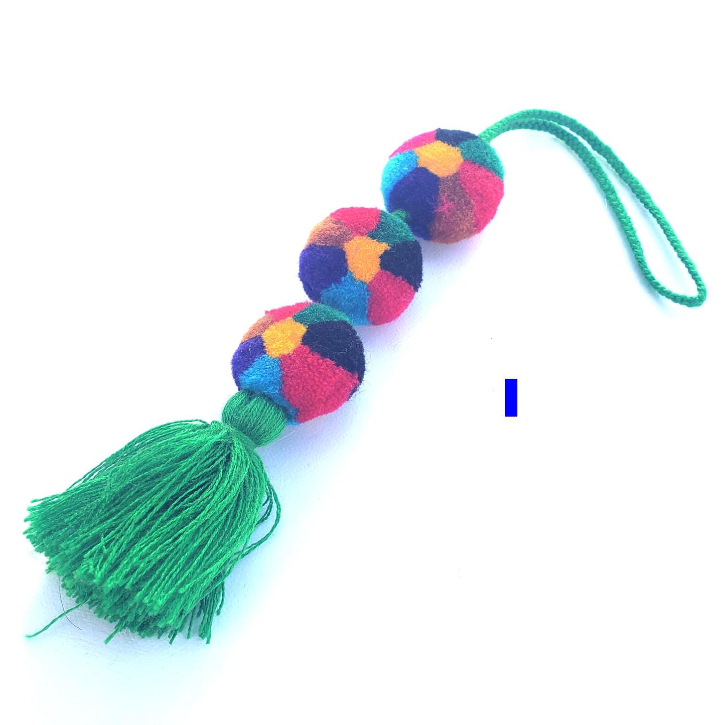 Guatemalan Handmade Wool POM TASSEL Hanging