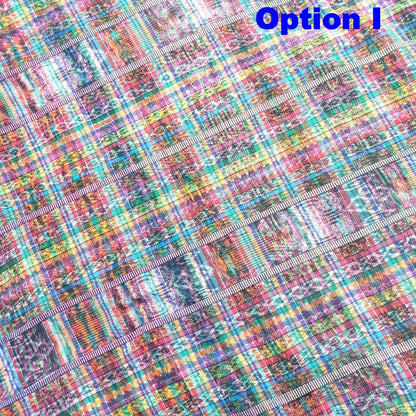 Guatemalan Unique Vintage Ikat Cotton fabric per yard- Hand Woven Ethnic Textile - 700