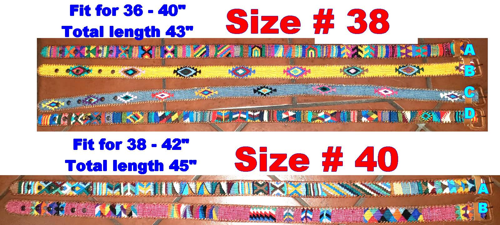Authentic Handmade SILK Leather Braided UNISEX Belt, Colorful Woven Design with Buckle and Loop