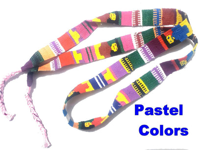 Cotton Guatemalan Faja Belt Sash Purse Strap
