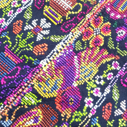 New Unique Guatemala Handmade Weaved Cotton Multicolor ZUNIL DOVES Corte -Fabric per Yard-