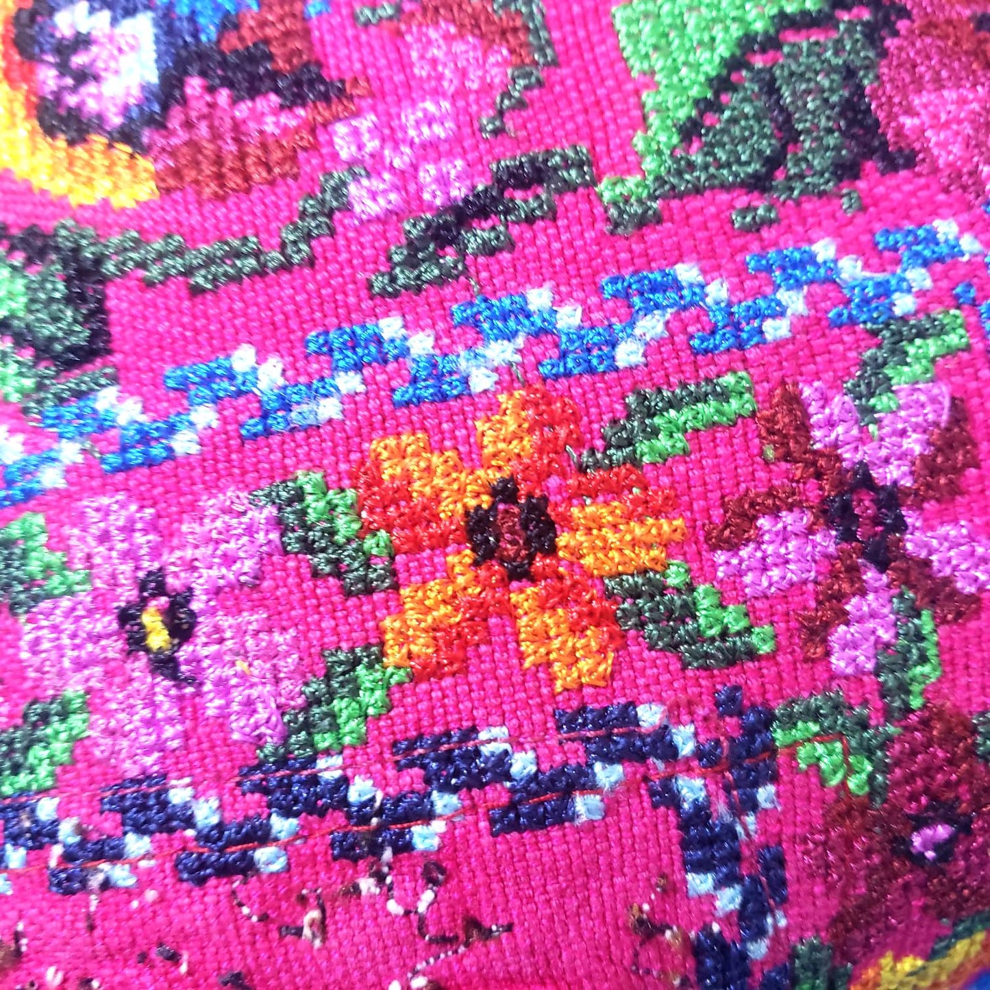 MINI Guatemala Pillow, PARROT Family Artistic Cushion 8x8, Birds Pillow Case