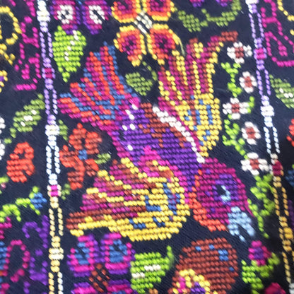 New Unique Guatemala Handmade Weaved Cotton Multicolor ZUNIL DOVES Corte -Fabric per Yard-