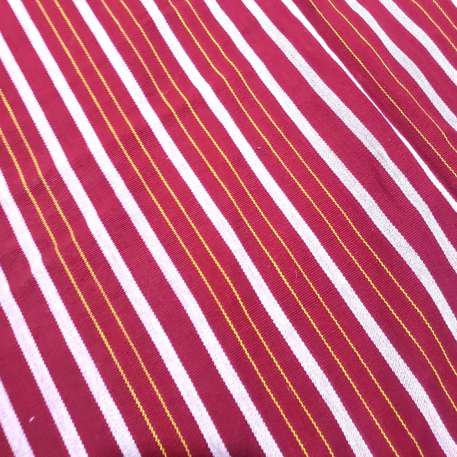 Solola Cotton Handwoven Burgundy Tablecloth With Fringes 56x76 inches