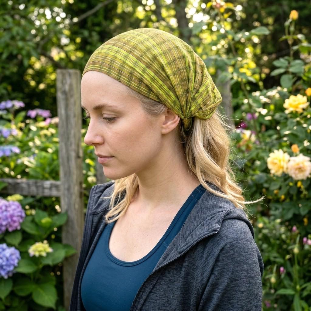 Guatemala Cotton HEADBAND, BANDANA Style, Elastic Stretch Fit, STANDARD Size, Sports Sweatband for Women