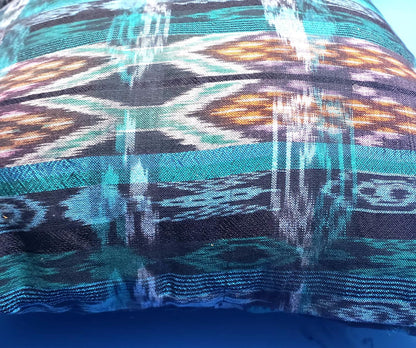 Cotton Handmade IKAT PILLOW Case CUSHION Cover -18x18- 20x20 Customizable Sizes
