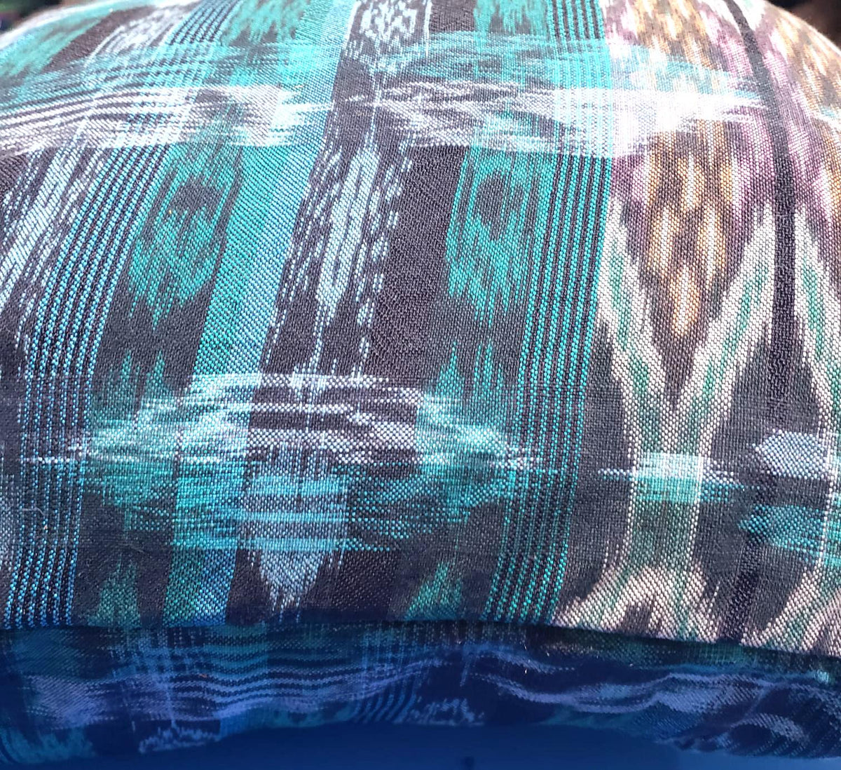Cotton Handmade IKAT PILLOW Case CUSHION Cover -18x18- 20x20 Customizable Sizes